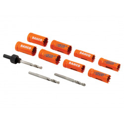 Bahco Holesaw Set (11pc) 3834-CP-20/25
