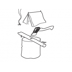 Bahco HUS-0.8-500 Camping Hatchet - HUS-0.8-500