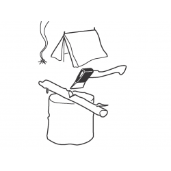 Bahco HUS-0.6-380 Camping Hatchet - HUS-0.6-380