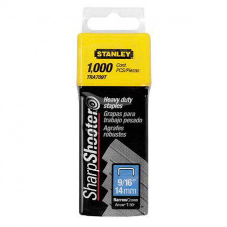 Stanley 1-TRA709T Heavy-Duty Staples 14mm (Pack of 1000)