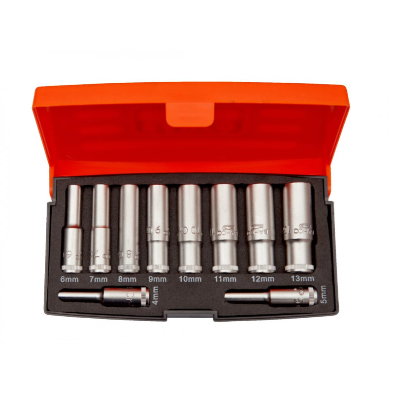 Bahco S0810L 1/4in Deep Socket Set - S0810L Bahco S0810L 1/4in Deep Socket Set - S0810L