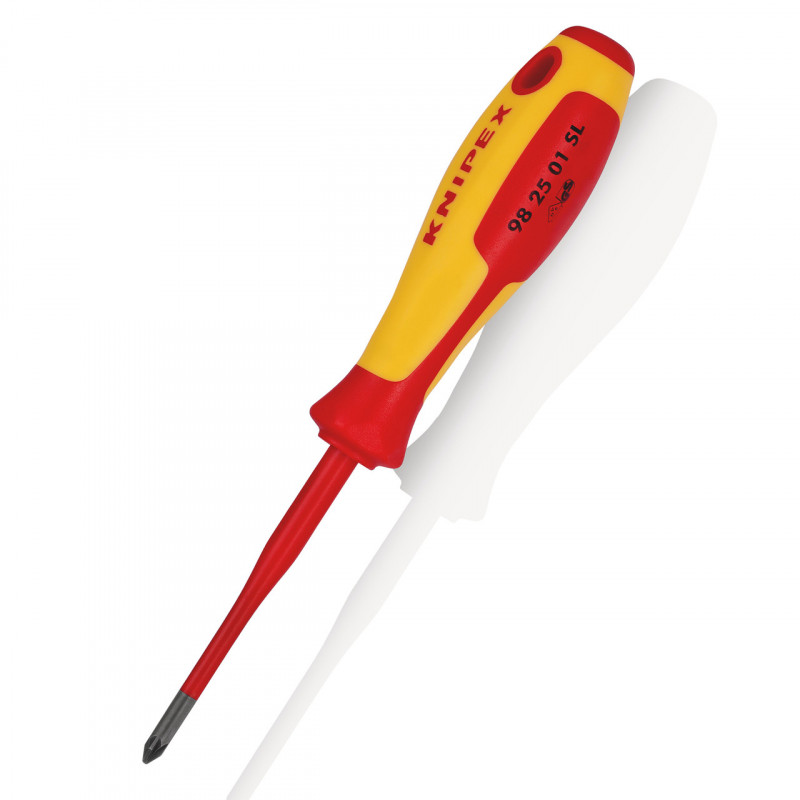 Knipex 98 25 01 SL VDE Slim Pozidriv Screwdriver PZ1 Knipex 98 25 01 SL VDE Slim Pozidriv Screwdriver PZ1