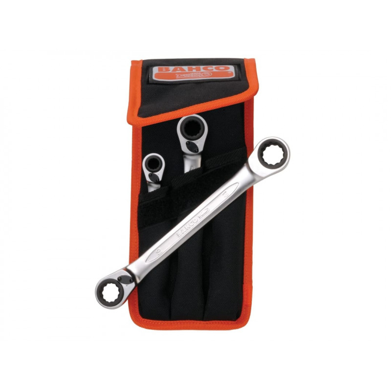 Bahco S4RM/3T Ratchet Spanner Set - S4RM/3T Bahco S4RM/3T Ratchet Spanner Set - S4RM/3T