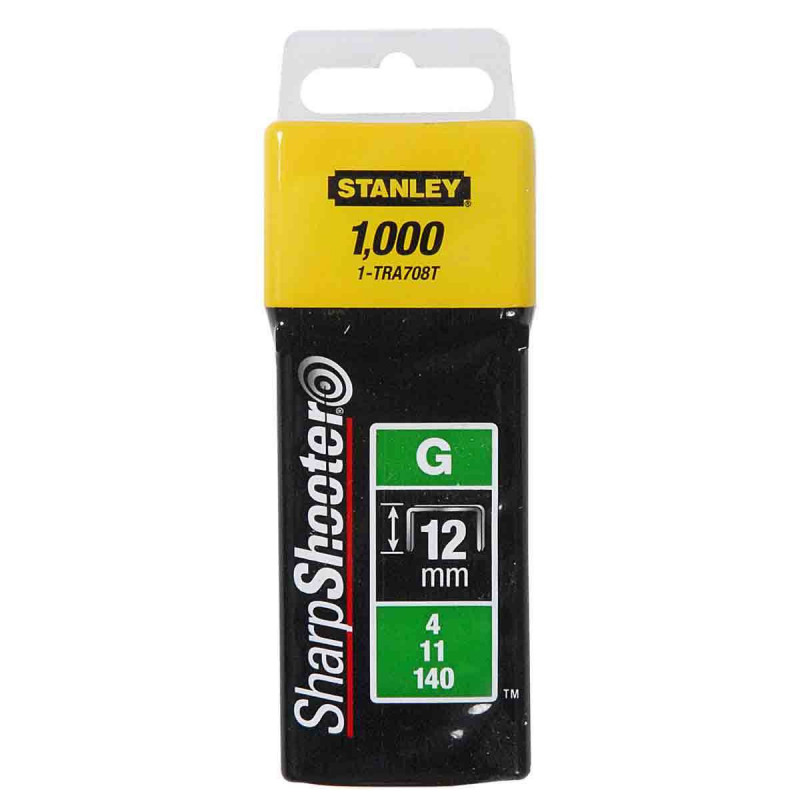 Stanley 1-TRA708T Heavy-Duty Staples 12mm (Pack of 1000) Stanley 1-TRA708T Heavy-Duty Staples 12mm (Pack of 1000)