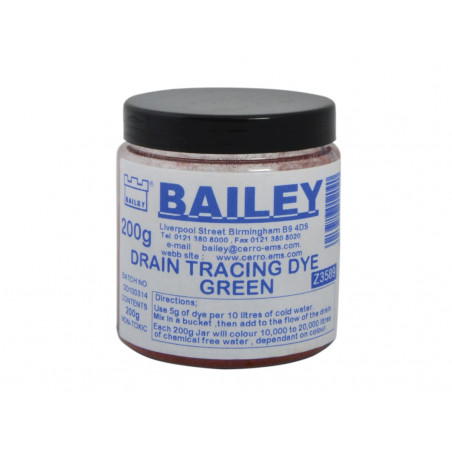 Bailey 3589 Drain Dye - Green - MPN 3589