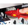 Knipex 98 62 01 VDE Fully Insulated Plastic Flat Nose Pliers 180mm