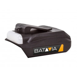 Battery USB Charging Adapter & Flashlight 18V