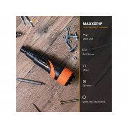 MAXXGRIP Screwdriver 3.6V