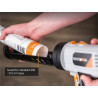 MAXXPUSH Caulking Gun with LED Light 6V (AA Batteries)