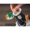 MAXXPUSH Caulking Gun with LED Light 6V (AA Batteries)