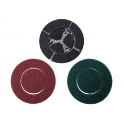 MAXXPACK Twin Brush Scrubbing Pad Set, 2 Piece