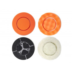 MAXXPACK Twin Brush Polishing Pad Set, 3 Piece