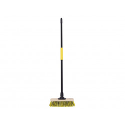Stiff Dual PET Wooden Broom with Metal Handle 279mm (11in)