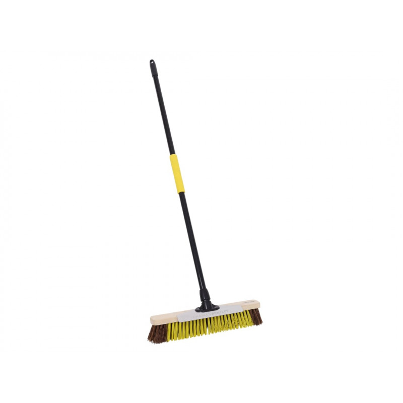 Dual Fill Bass/PET Broom with Metal Scraper 457mm (18in) Dual Fill Bass/PET Broom with Metal Scraper 457mm (18in)