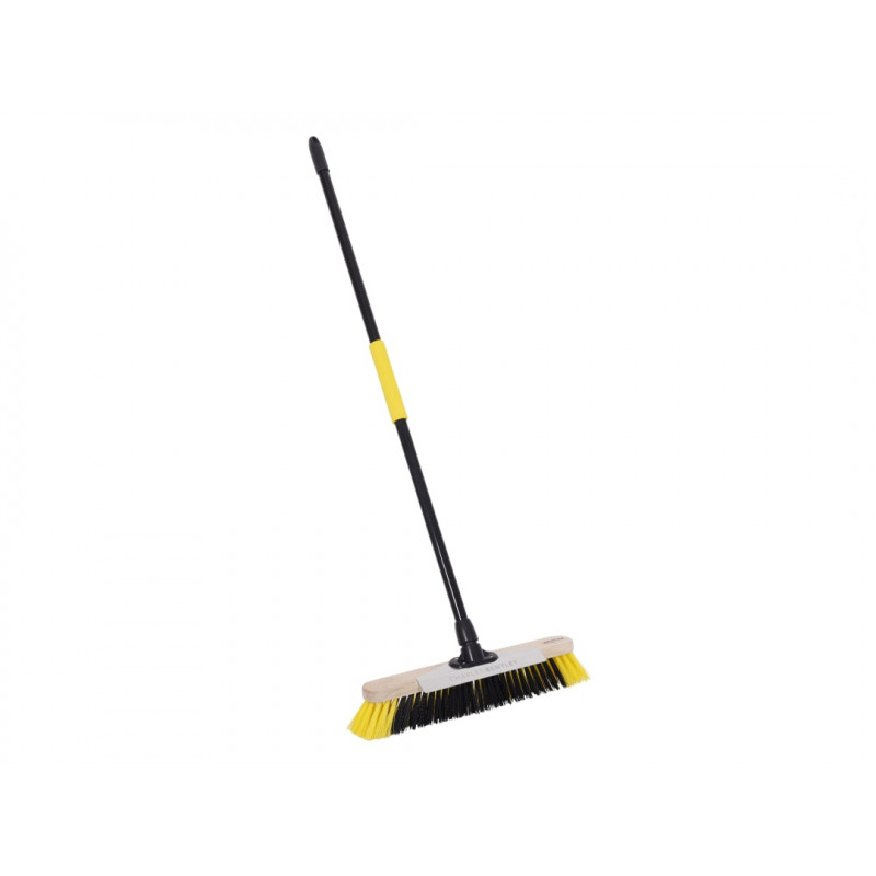 Dual Fill Soft PET Broom with Metal Scraper 457mm (18in) Dual Fill Soft PET Broom with Metal Scraper 457mm (18in)