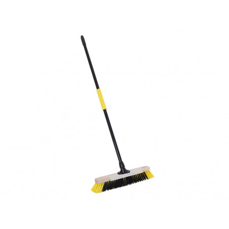 Dual Fill Soft PET Broom with Metal Scraper 457mm (18in)