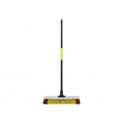 Dual Fill Bass/PET Broom with Metal Scraper 457mm (18in)