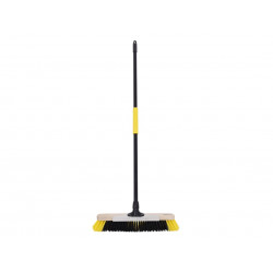 Dual Fill Soft PET Broom with Metal Scraper 457mm (18in)