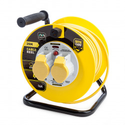 Masterplug LVCT2516-2-MP 16A 2 Gang Cable Reel 25m (110V)