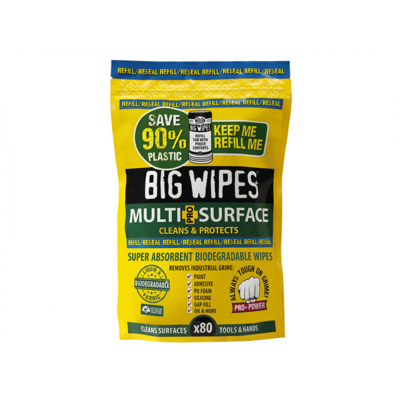 Multi-Surface Bio Pro+ Antiviral Wipes (Refill Pouch 80 Wipes) Multi-Surface Bio Pro+ Antiviral Wipes (Refill Pouch 80 Wipes)