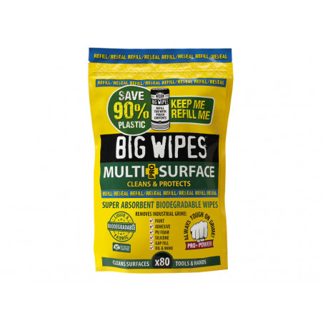 Multi-Surface Bio Pro+ Antiviral Wipes (Refill Pouch 80 Wipes)