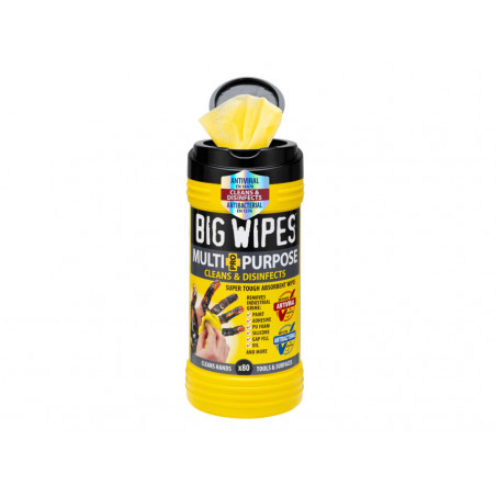 Multi-Purpose Pro+ Antiviral Wipes (Tub 80)