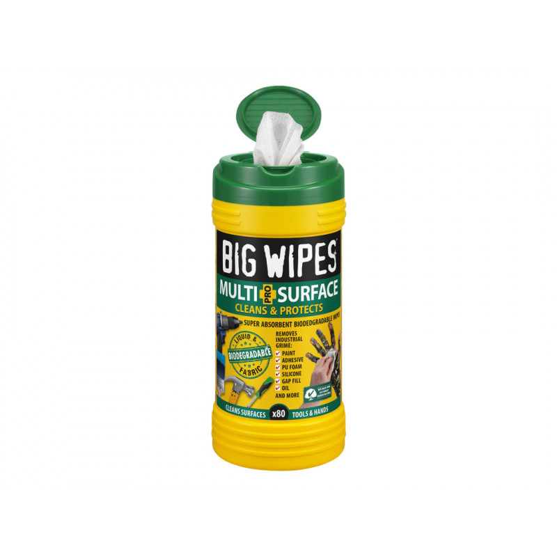 Multi-Surface Bio Pro+ Antiviral Wipes (Tub 80)