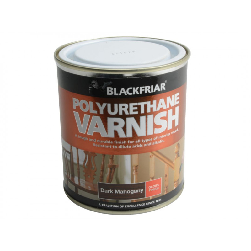 Polyurethane Varnish P65 Dark Mahogany Gloss 500ml Polyurethane Varnish P65 Dark Mahogany Gloss 500ml