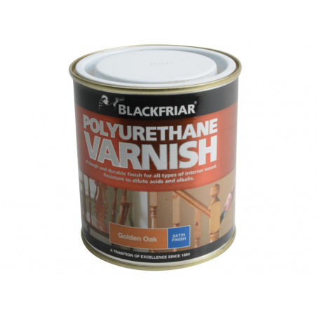 Polyurethane Varnish Satin Golden Oak 500ml