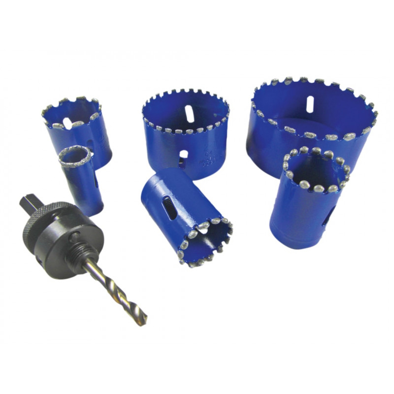 Kitchen & Bathroom Installer Kit Diamond Holesaw Set, 6 Piece Kitchen & Bathroom Installer Kit Diamond Holesaw Set, 6 Piece