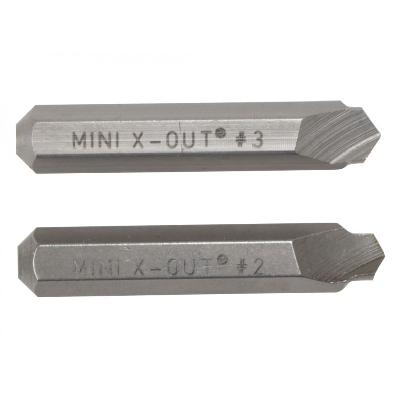 Mini X-Out® Screw Extractors Wood Screw Sizes No.6-10 Mini X-Out® Screw Extractors Wood Screw Sizes No.6-10