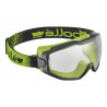 Spectrum Platinum Clear Sealed Safety Googles, Black/Green