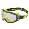 Spectrum Platinum Clear Vented Safety Googles, Black/Yellow