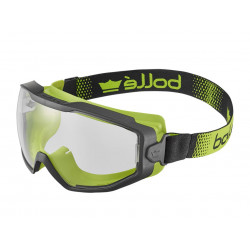 Spectrum Platinum Clear Sealed Safety Googles, Black/Green