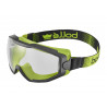 Spectrum Platinum Clear Sealed Safety Googles, Black/Green