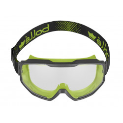 Spectrum Platinum Clear Sealed Safety Googles, Black/Green