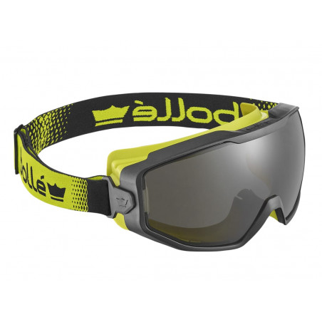 Spectrum Platinum Smoke Vented Safety Googles, Black/Yellow