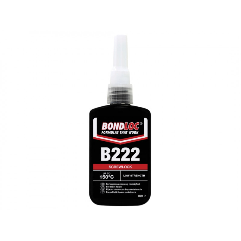B222 Screwlock Low Strength Threadlocker 50ml