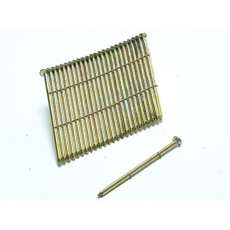 28° Galvanised Smooth Shank Stick Nails 3.1 x 90mm (Pack 2000)