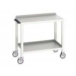 Verso Mobile Welded Bench, Steel Top 1000 x 600mm