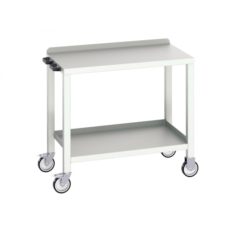 Verso Mobile Welded Bench, Steel Top 1000 x 600mm