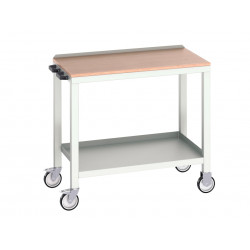 Verso Mobile Welded Bench, Multiplex Wood Top 1000 x 600mm