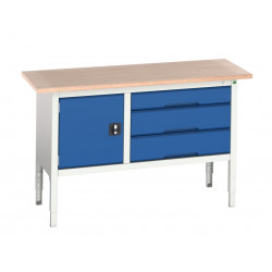 Verso Adjustable Height Storage Bench 1500 x 600mm