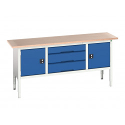 Verso Adjustable Height Storage Bench 2000 x 600mm