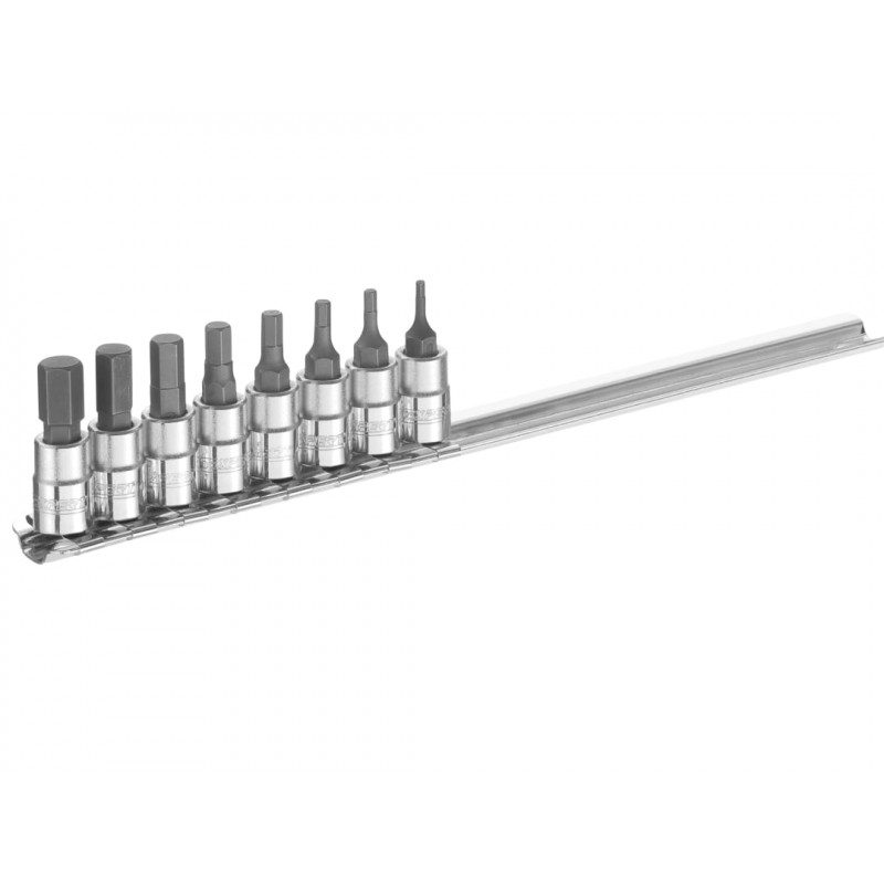 1/4in Drive Hex Bit Socket Set, 8 Piece 1/4in Drive Hex Bit Socket Set, 8 Piece