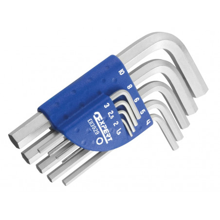 Metric Hexagon Key Short Arm Set, 9 Piece