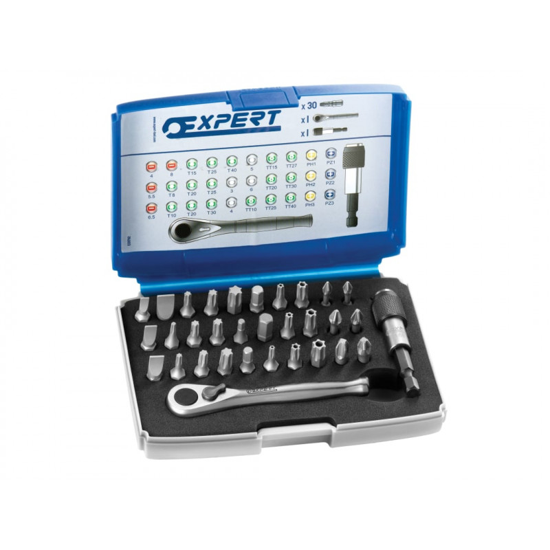 E131702 1/4in Bit Set, 32 Piece E131702 1/4in Bit Set, 32 Piece