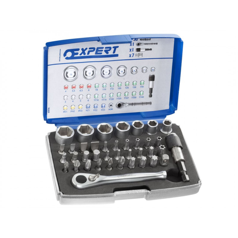 E131705 1/4in Bit Set, 39 Piece