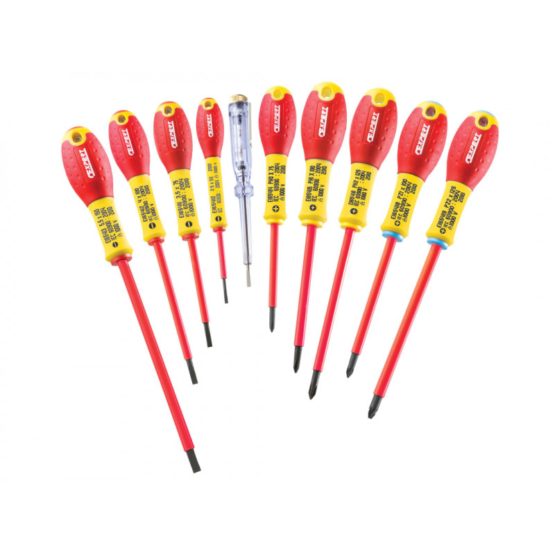 E160912 Insulated Screwdriver Set,10 Piece
