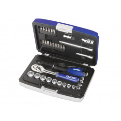 1/4in Drive Socket & Accessory Set, 34 Piece